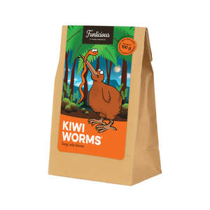 Funlicious Kiwi Worms 100G