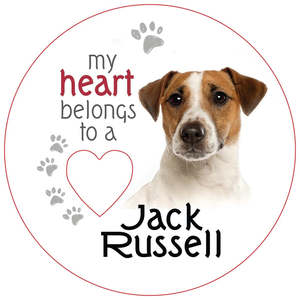 Jack Russell Piece of My Heart Magnet