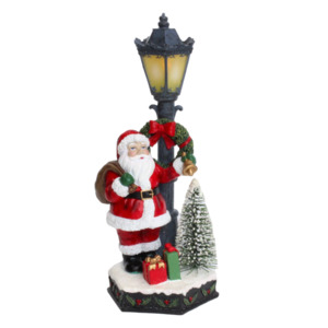 Santa with Street Light