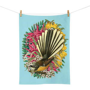 Tea Towels: Botanical Fantail Tea Towel
