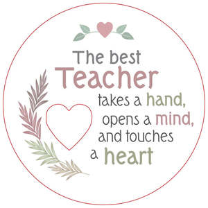 Cake Tins Tins: Best Teacher Piece of My Heart Magnet