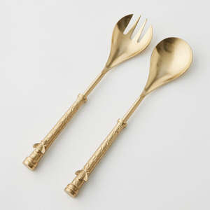 Utensils: Honeycomb Salad Servers Set of 2