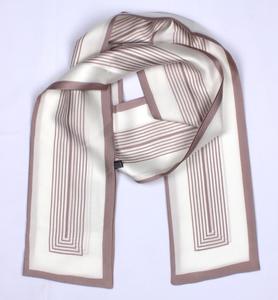 Scarves: Alice & Lily Contrast Tie Scarf Pink