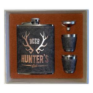 Gifts For Him: Deer Hunters Hip Flask Set