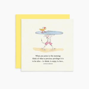 When You Arise In The Morning Card