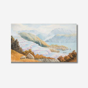 Te Papa: Old Masters - Print - The Pink Terraces