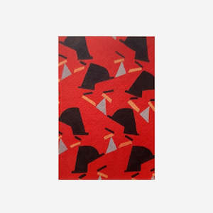Stationery: Frances Hodgkins - A5 Notebook - Red
