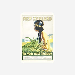 Stationery: Leonard Cornwall Mitchell - A5 Notebook - NZ Holiday