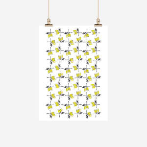 Tea Towel - Kowhai Weave