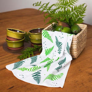 Home: Tea Towel - Ferns