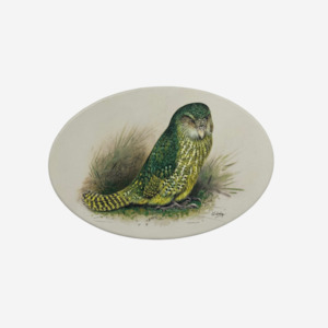 New: George Lodge - Art Tile - Kakapo