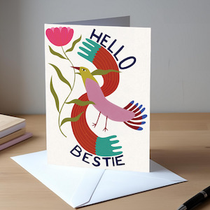 Studio Soph: Card - Hello Bestie