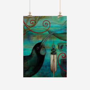 Home: Tea Towel - Huia