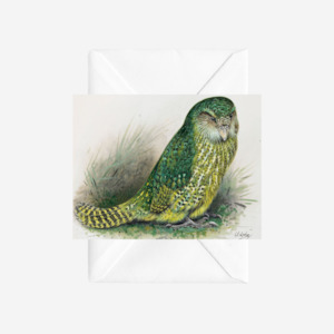 George Lodge - Card - Kakapo