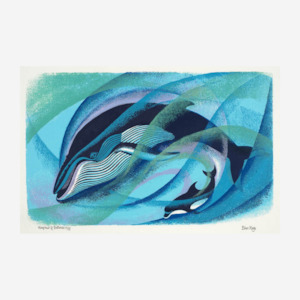 Eileen Mayo - Print - Humpback and Bottlenose