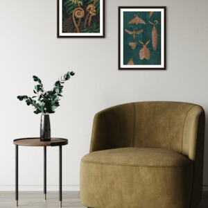 Art Prints: Eileen Mayo - Print - Moths on the window