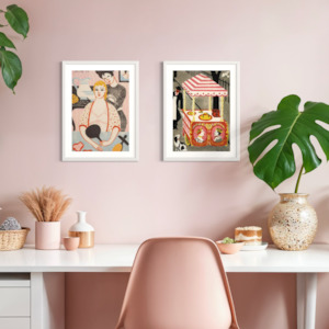 Art Prints: Eileen Mayo - Print - Woman at a dressing table