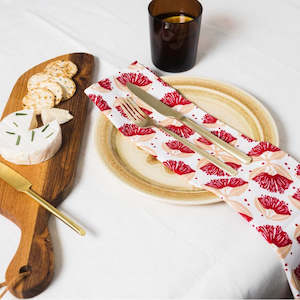 Sale Stock: Napkin - Pohutukawa - Red (Set of 2)