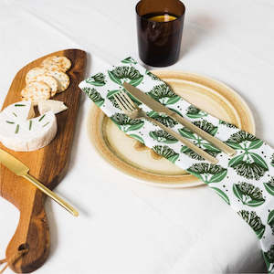 Sale Stock: Napkin - Pohutukawa - Olive (Set of 2)
