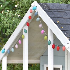 Christmas Lights Garland Vintage