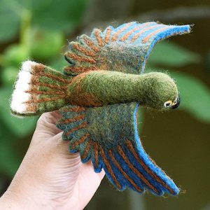 Felt Animals: Kea NZ Native Bird - Hand Felted