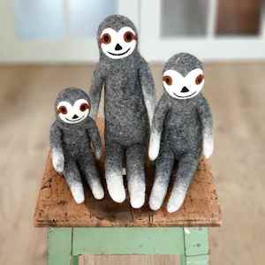 Felt Animals: Sloth Felt Animal
