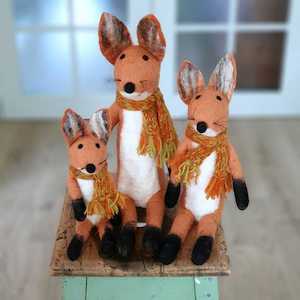 Felt Animals: Fox Felt Animal