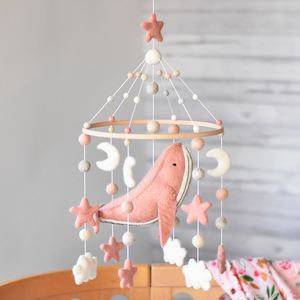 Animal Mobiles: Pink Whale Baby Mobile
