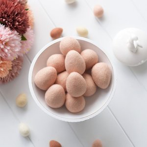 Felt Easter Egg Rose Pink - Set of 3