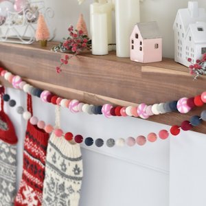 Christmas: Santa Baby Felt Christmas Garlands