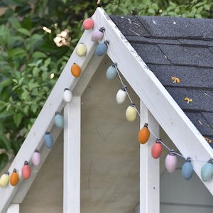 Christmas Lights Garland Pastel