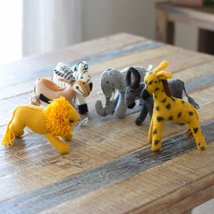 Felt African Animals - Set of 6