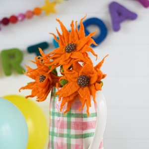 Nursery And Home: Felt Sunflower