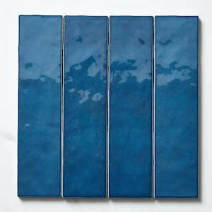 Size 58x242: Panama Navy Gloss Wall - SQM