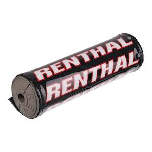 Bar Pads: Renthal SX Handlebar Pad (7.5in) - Black / Red