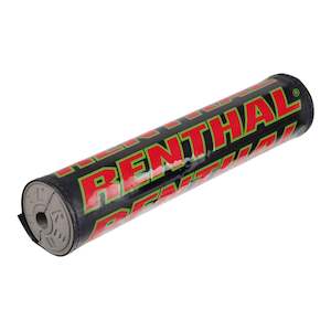 Bar Pads: Renthal Team Issue SX Handlebar Pad - Black / Red / Green