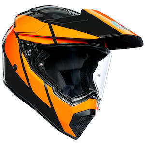 Accessories: AGV AX9 [TRAIL GUNMETAL/ORANGE]
