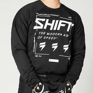 Shift: SHIFT WHITE LABEL BLISS JERSEY [BLACK/WHITE]