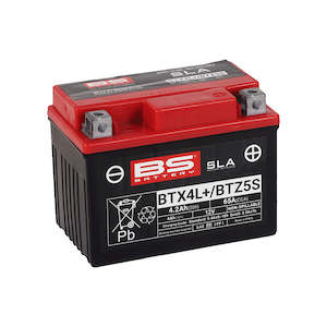 BS BATTERY BTX4L+/ BTZ5S SLA (YTX4L-BS / YTZ5S-BS)