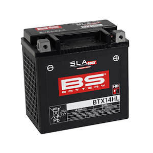 Batteries And Chargers: BS BATTERY BTX14HL *MAX* SLA - INCREASED POWER (YTX14HL)