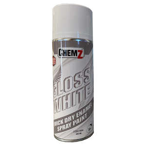 Cleaners Oils: Chemz Enamel Paint Gloss White (400 ml)
