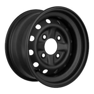 Wheels Rims: Whites ATV/UTV Steel Rim 12x6 CF-Moto Front 4/110 +15 - Black