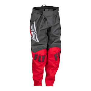 Fly: Fly Racing F-16 Youth Pant - Grey / Red