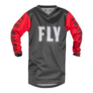 Fly: Fly Racing F-16 Youth Jersey - Grey / Red