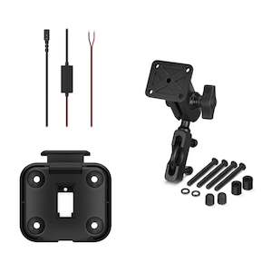 Garmin: Garmin Handlebar Mount Kit + Motorcycle Mount Bracket & Power Cable