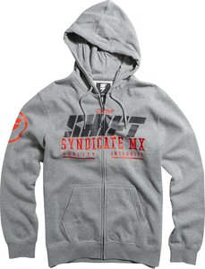 SHIFT STOCKADE ZIP FLEECE [HEATHER GRAPHITE]