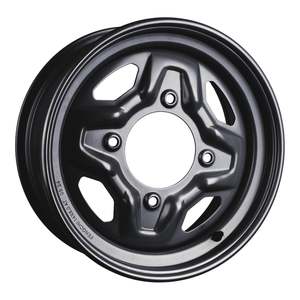 Whites ATV/UTV Steel Rim 14x6 Polaris Front 4/156 +40.2 - Black