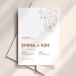 Kim Wedding Invitations: Kim - Wedding Invitation