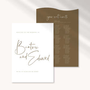 Beatrix Wedding Invitations: Beatrix - Wedding Signage Package
