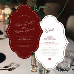 All: Victoria - Wedding Invitation & Detail Card